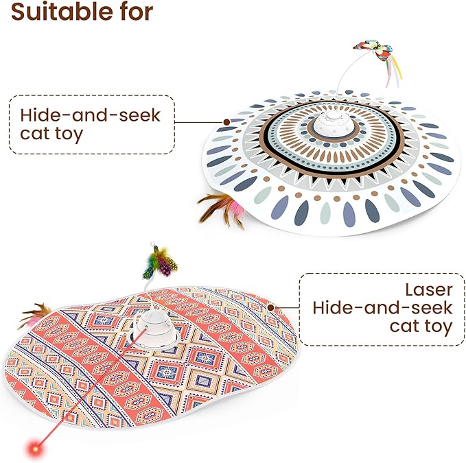 6 Pcs Attachment Refills for The Down Part of Potaroma Hide and Seek Cat Toy