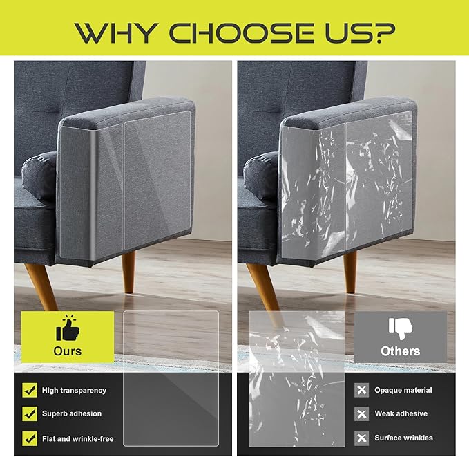 Anti Cat Scratch Furniture Protector, 18-Pack Couch Protector from Cat Claws for Sofa Corners, Walls & Doors – Heavy-Duty, Easy-to-Apply Shields with 108 Twist Pins