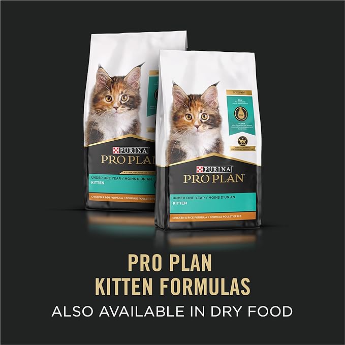 Purina Pro Plan High Protein Wet Kitten Food Variety Pack, DEVELOPMENT Kitten Favorites - (Pack of 24) 3 oz. Cans