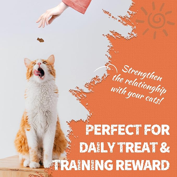 Just Try 16 oz Lysine Cat Treats - Lactoferrin Lysine for Cats Kittens to Support Immune - Cat Allergy Relief - Sneezing, Runny Nose, Watery Eyes -Training Treats