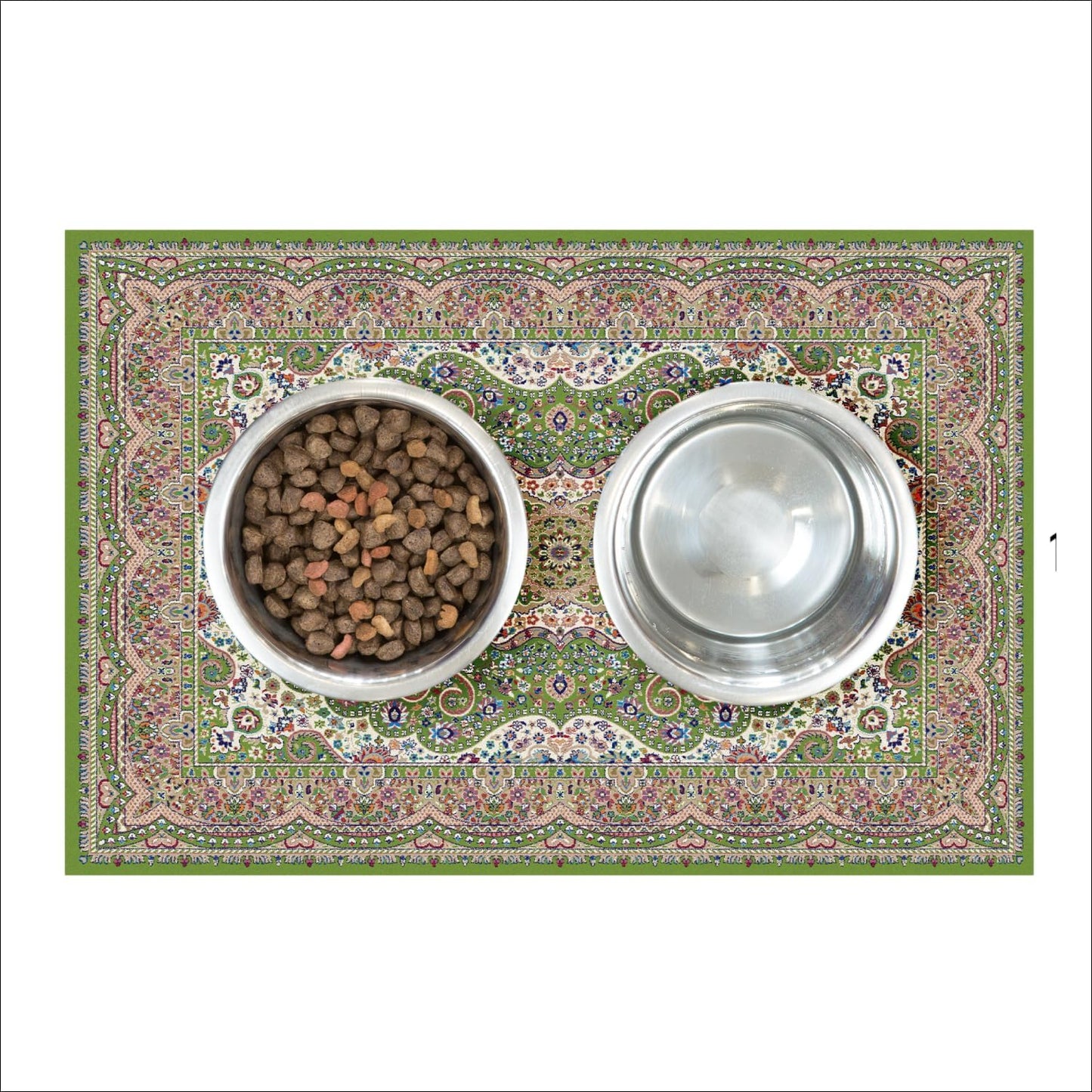 LOVEWAG Washable Dog Pee Pads, 24" x 16", Waterproof, Non-Slip, Super Absorbent, Reusable Machine-Washable, 2-Pack (Peacock Garden)