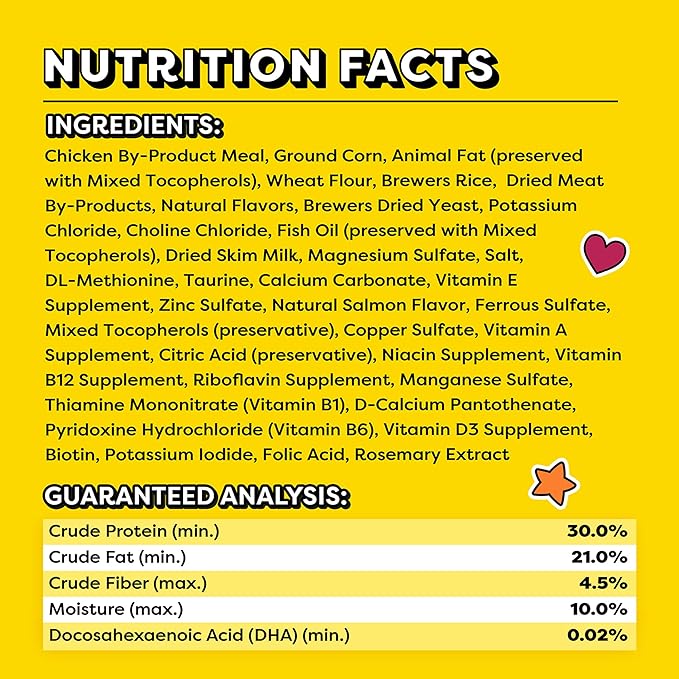 Temptations Kitten Crunchy and Soft Cat Treats Salmon and Dairy Flavor, 3 oz. Pouch, (Pack of 12)