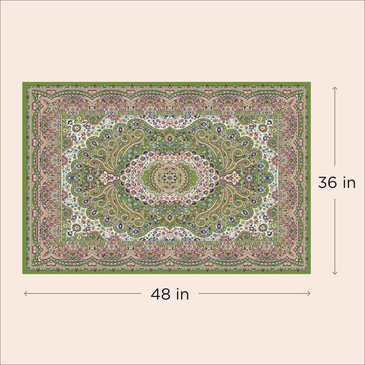 LOVEWAG Washable Dog Pee Pads, 24" x 36", 3 Waterproof, Non-Slip, Super Absorbent, Reusable Machine-Washable, 2-Pack (Peacock Garden)