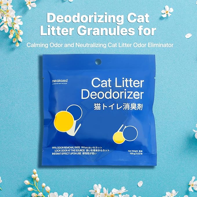 Cat Litter Deodorizing Granules, Cat Litter Box Odor Eliminator, Cat Litter Odor Control for Home