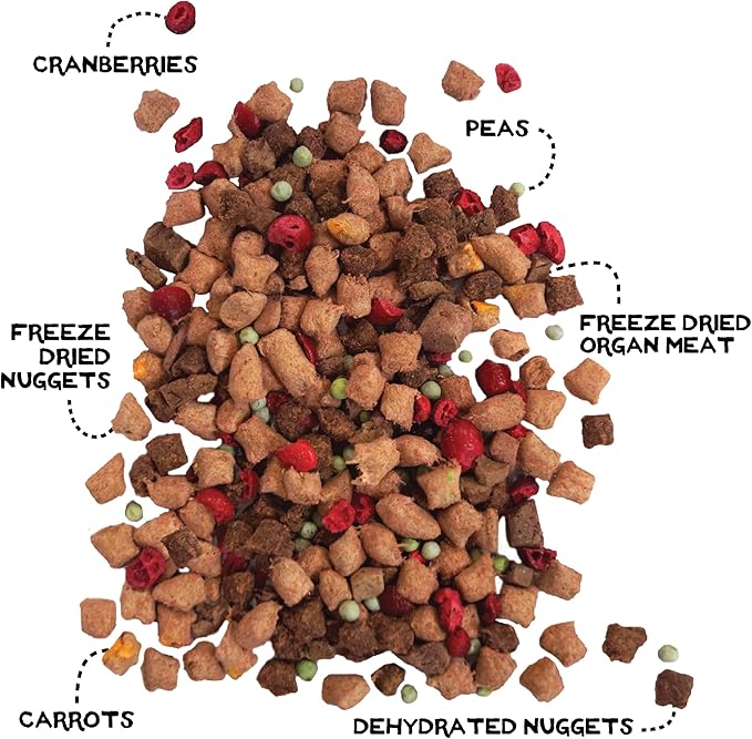 Simple Food Project - Beef & Salmon Recipe - Freeze Dried Raw Food for Dogs - 96oz