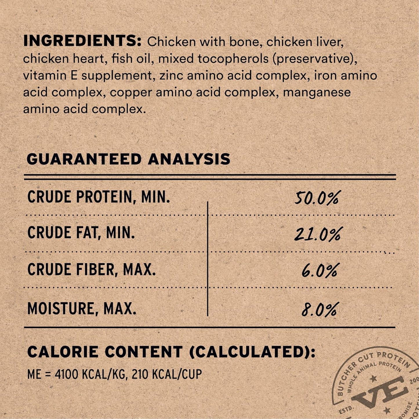 Vital Essentials Freeze-Dried Raw Chicken Meal or Mixer Dog Food Crunchy Mini Nibs, 25 oz