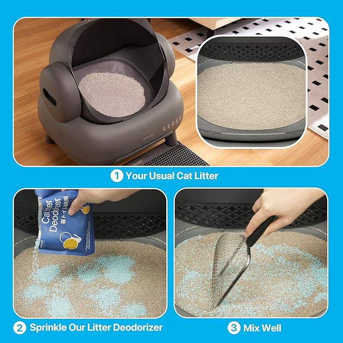 Cat Litter Deodorizing Granules, Cat Litter Box Odor Eliminator, Cat Litter Odor Control for Home