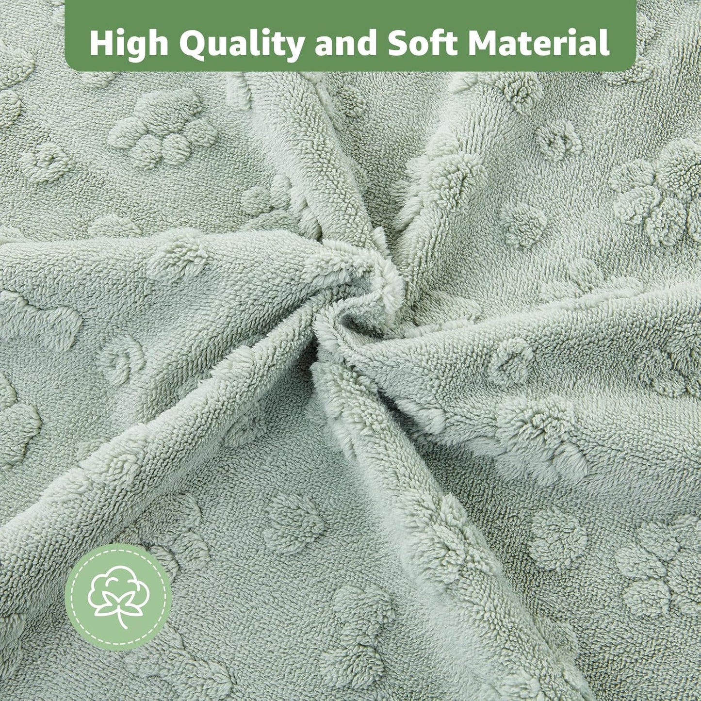 LOOBANI Washable Pee Pads for Dogs: 72"x72" Super Absorbent Reusable Dog Pee Pads Extra Large, Waterproof and Leakproof Whelping Pad for Potty Training, Playpen, Crate,Floor and Bed