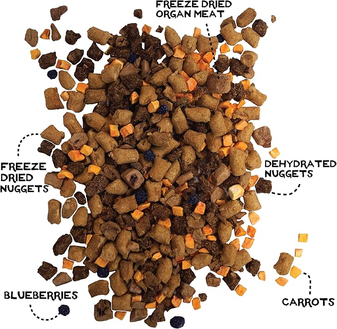Simple Food Project - Chicken & Turkey - Freeze Dried Raw Food for Dogs - 48oz